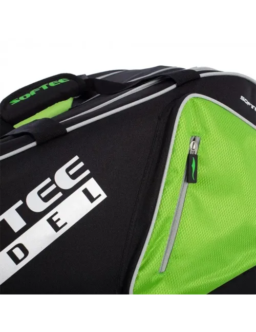 Paletero Softee Padel Square Verde Fluor | Ofertas de pádel